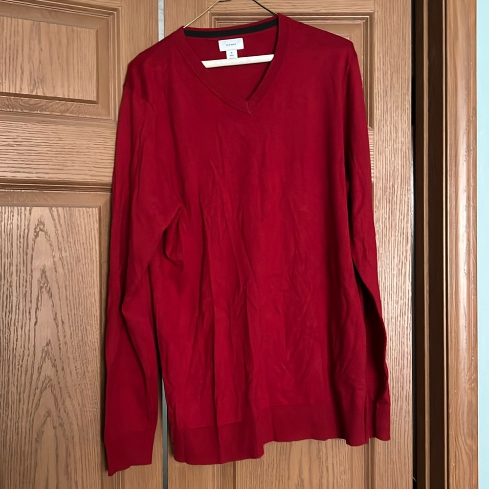 Medium tall red sweater